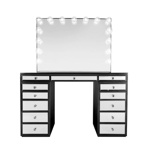 SlayStation® Plus Premium Mirrored Vanity Table