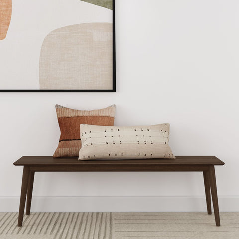 Mid-Century Modern Dining Bench - 59