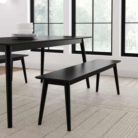 Mid-Century Modern Dining Bench - 59