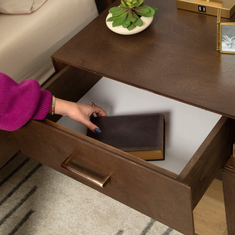 Walnut Bedroom Set - Queen