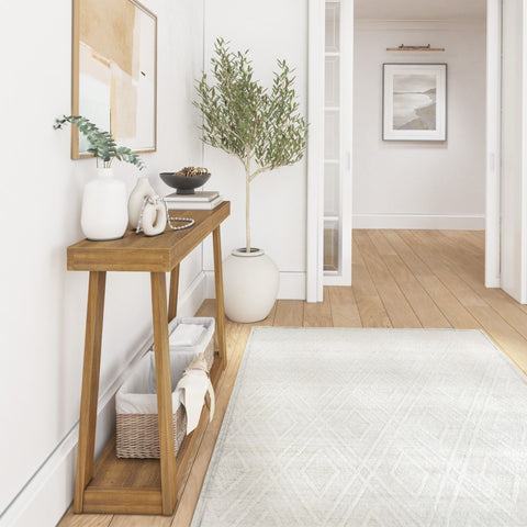 Classic Console Table with Shelf - 46