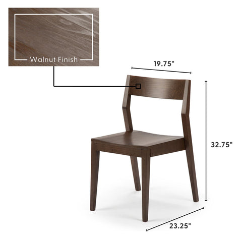 Solid Wood Dining Chair (Set of 2)
