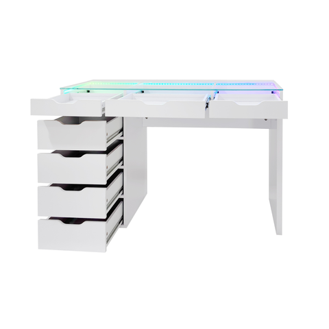 SlayStation® Kendall Vanity Table w/ RGB Light