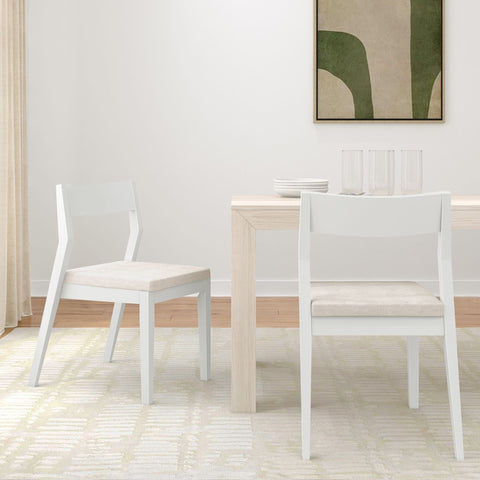 Solid Wood Upholstered Dining Chair