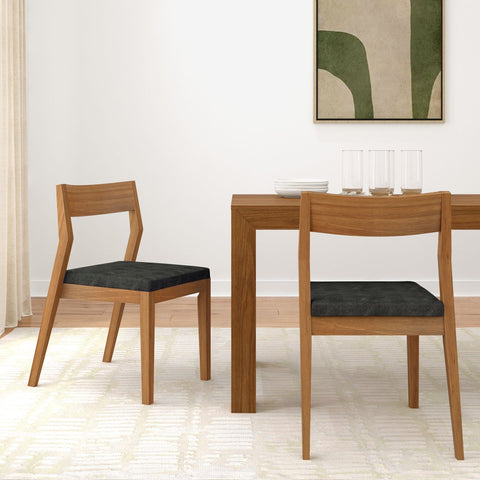 Solid Wood Upholstered Dining Chair