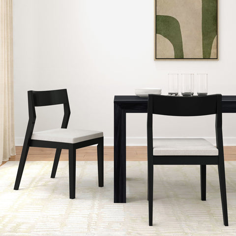 Solid Wood Upholstered Dining Chair