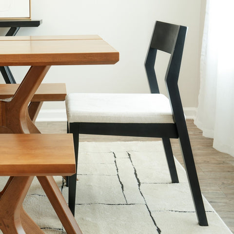 Solid Wood Upholstered Dining Chair