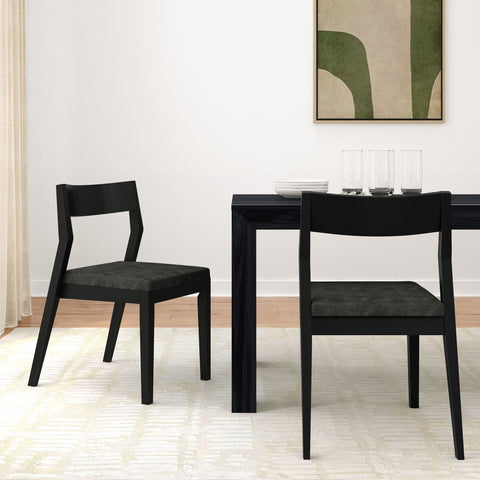 Solid Wood Upholstered Dining Chair