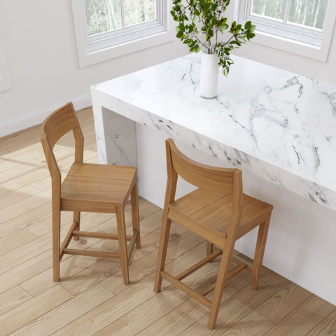 Solid Wood Counter Chair -24