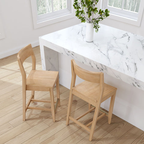 Solid Wood Counter Chair -24