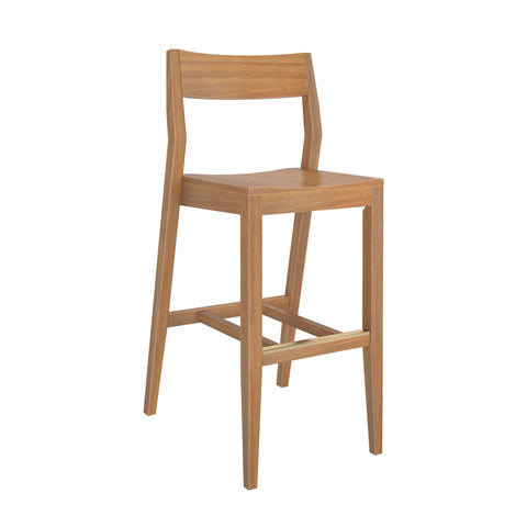 Solid Wood Bar Height Chair - 30