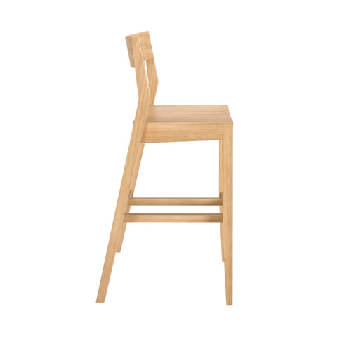 Solid Wood Bar Height Chair - 30