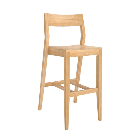 Solid Wood Bar Height Chair - 30