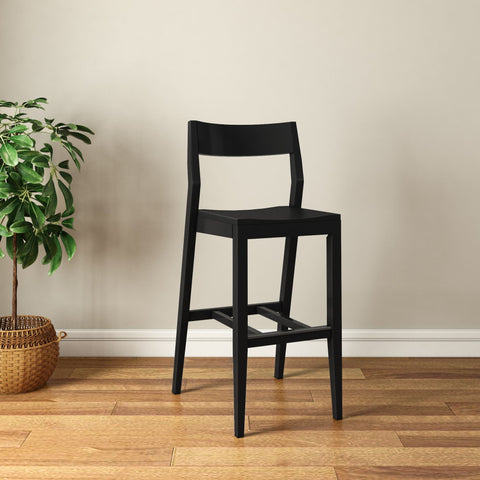 Solid Wood Bar Height Chair - 30