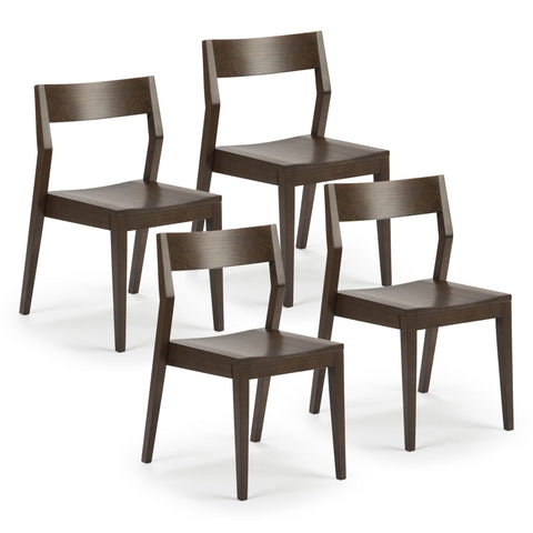 Solid Wood Dining Chair (Set of 4)