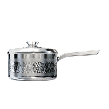 3 Quart Stock Pot | Hammered Finish Silver | Avalon Series | Dalstrong ©