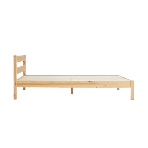 [HD] Pine Wooden Bed - King