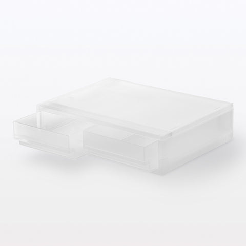 Polypropylene Case 2 Drawer - Wide Flat (W14.5 x D10.2 x H3.5)