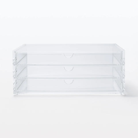 Acrylic Storage 3 Drawers