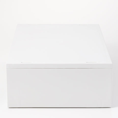 Polypropylene Wide Storage Case White Gray - Shallow (W14.6 x D10.2 x H4.7)
