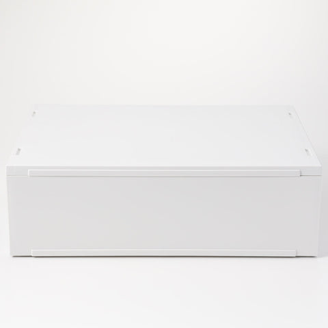Polypropylene Wide Storage Case White Gray - Shallow (W14.6 x D10.2 x H4.7)