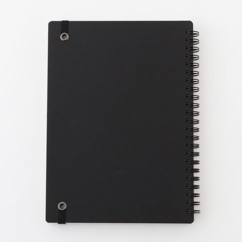 A5 Double Ring Lined Notebook with Strap