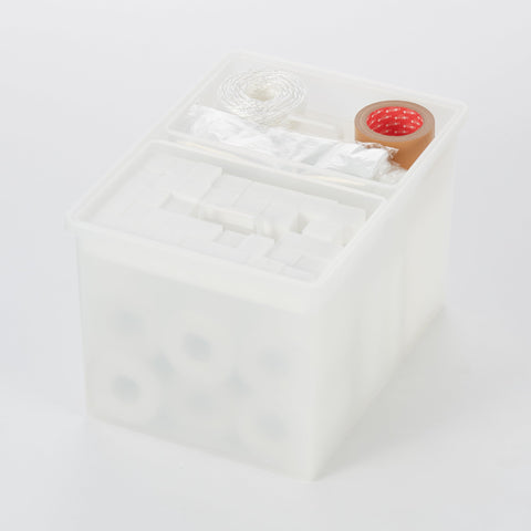 Polypropylene Storage Box Wide - Deep (W19.9 x D14.6 x H12.4)