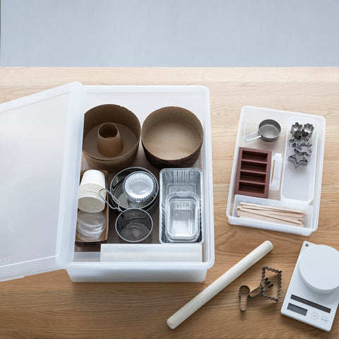 Polypropylene Storage Box Wide - Medium (W19.9 x D14.6 x H6.3)