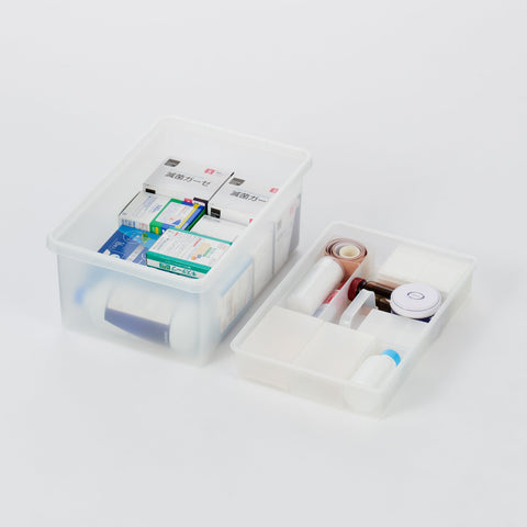 Polypropylene Storage Box Inner Tray (W13.8 x D9.1 x H2.2)