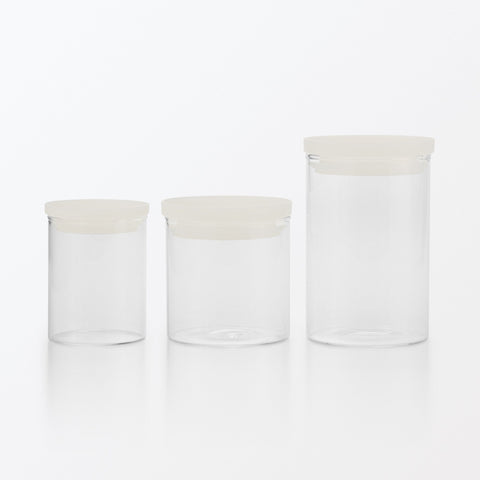 Heat Resistant Glass Round Storage Jar 27.1 fl oz