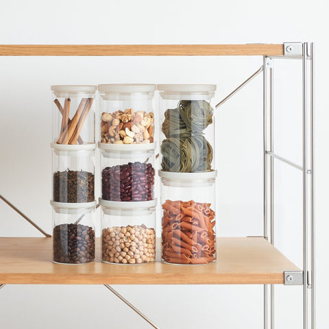 Heat Resistant Glass Round Storage Jar 27.1 fl oz