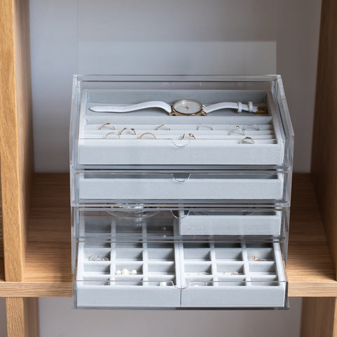 Acrylic Storage Large Case 2 Drawers
