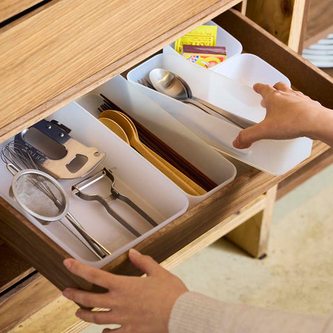 Polypropylene Organizer Box 3 (W6.7 x D10 x H2)