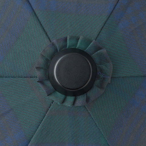 2 Way Foldable Umbrella - Dark Green Check