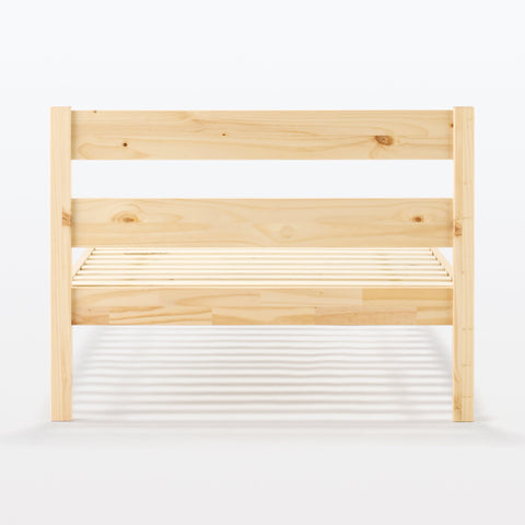 [HD] Pine Wooden Bed - Single