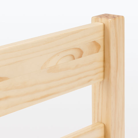 [HD] Pine Wooden Bed - Single