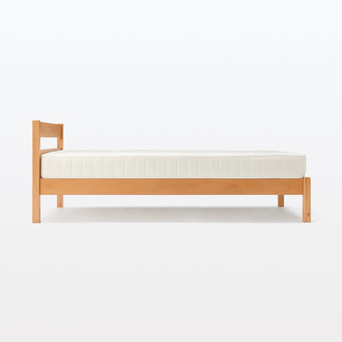 [HD] Rubberwood Wooden Bed - Single