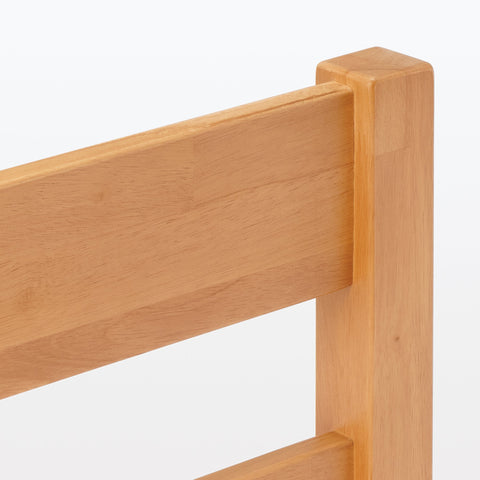 [HD] Rubberwood Wooden Bed - Single