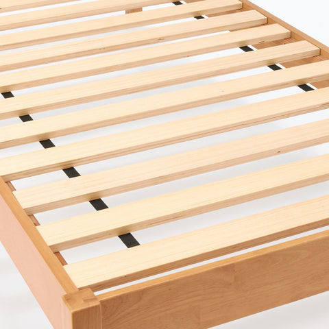 [HD] Rubberwood Wooden Bed - King