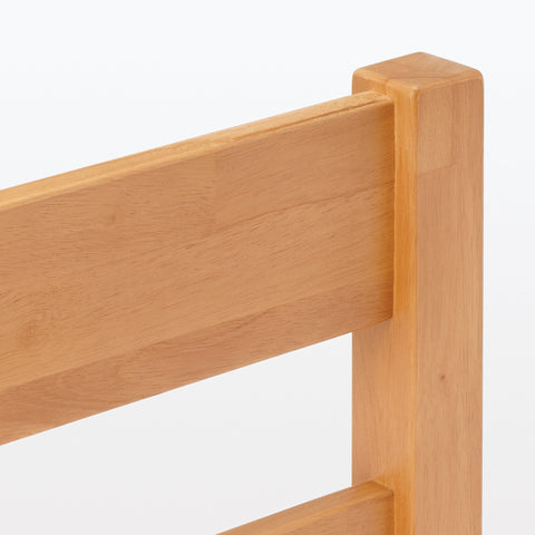 [HD] Rubberwood Wooden Bed - Queen