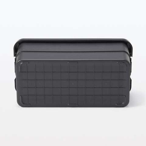 Heavy Duty Polypropylene Storage Box - Dark Gray - Extra Large 18.5 gal