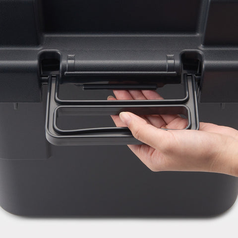 Heavy Duty Polypropylene Storage Box - Dark Gray - Extra Large 18.5 gal