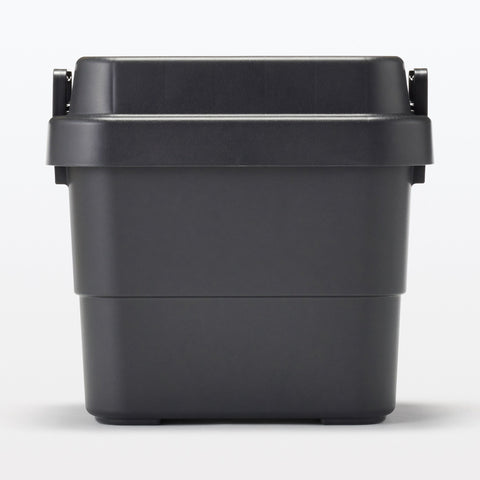 Heavy Duty Polypropylene Storage Box - Dark Gray - Mini 5.8 gal