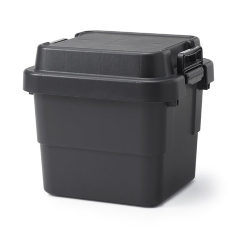 Heavy Duty Polypropylene Storage Box - Dark Gray - Small 7.9 gal
