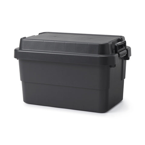 Heavy Duty Polypropylene Storage Box - Dark Gray - Large 13.2 gal