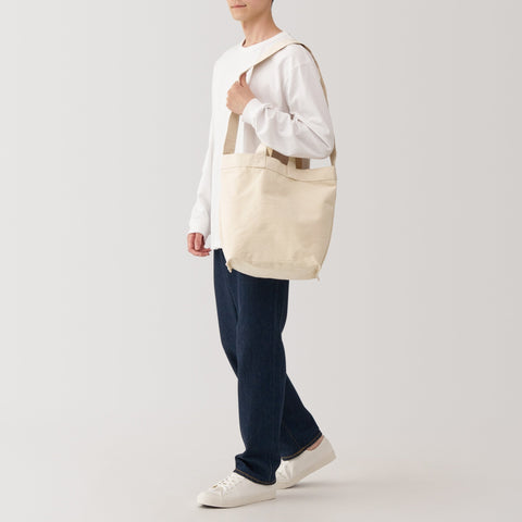 2-Way Canvas Tote Bag