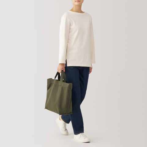 2-Way Canvas Tote Bag