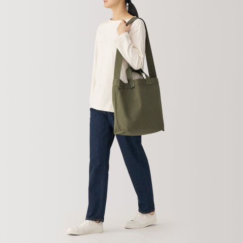 2-Way Canvas Tote Bag