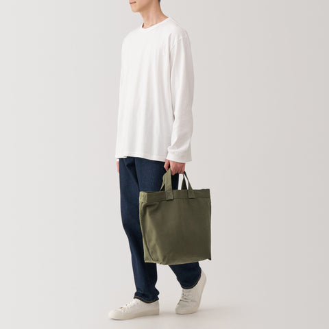 2-Way Canvas Tote Bag