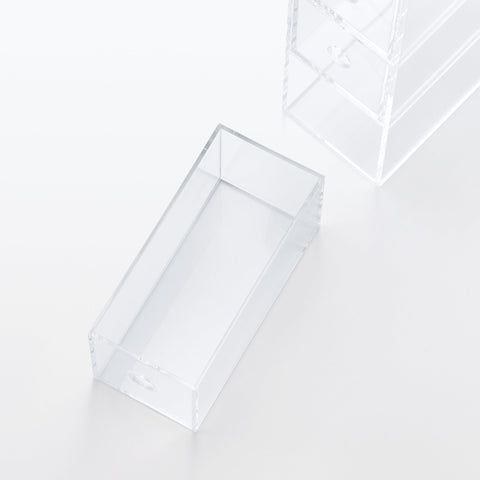 Acrylic Storage 3 Drawers Cubby